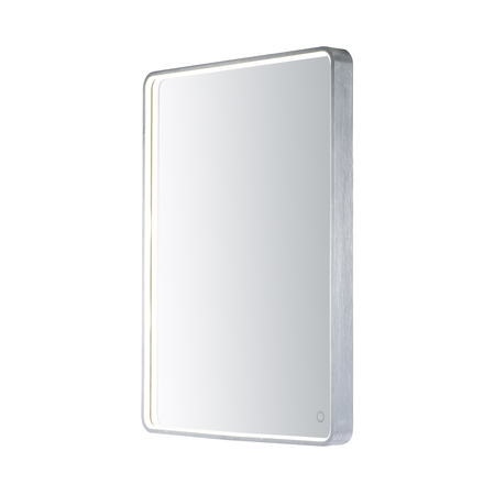 ET2 Mirror 1-Light 23.75" Wide Brushed Aluminum LED Mirror E42014-90AL